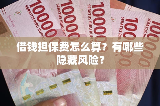 济南借钱担保费怎么算？有哪些隐藏风险？