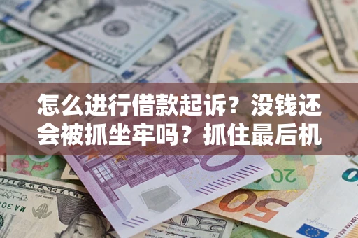 济南怎么进行借款起诉？没钱还会被抓坐牢吗？抓住最后机会！