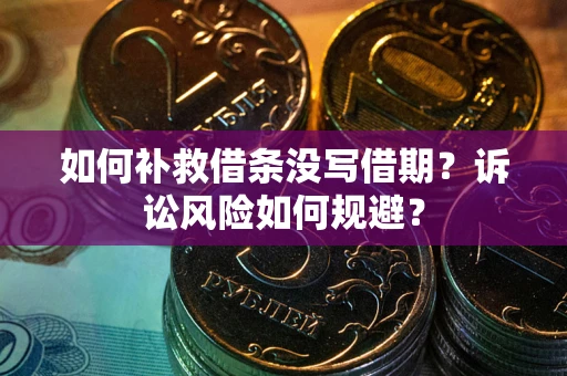 济南如何补救借条没写借期？诉讼风险如何规避？