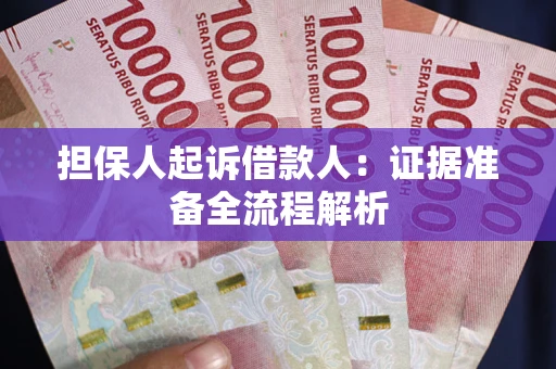 济南担保人起诉借款人：证据准备全流程解析