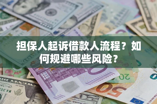济南担保人起诉借款人流程？如何规避哪些风险？