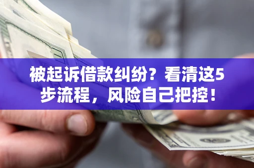 济南被起诉借款纠纷？看清这5步流程，风险自己把控！